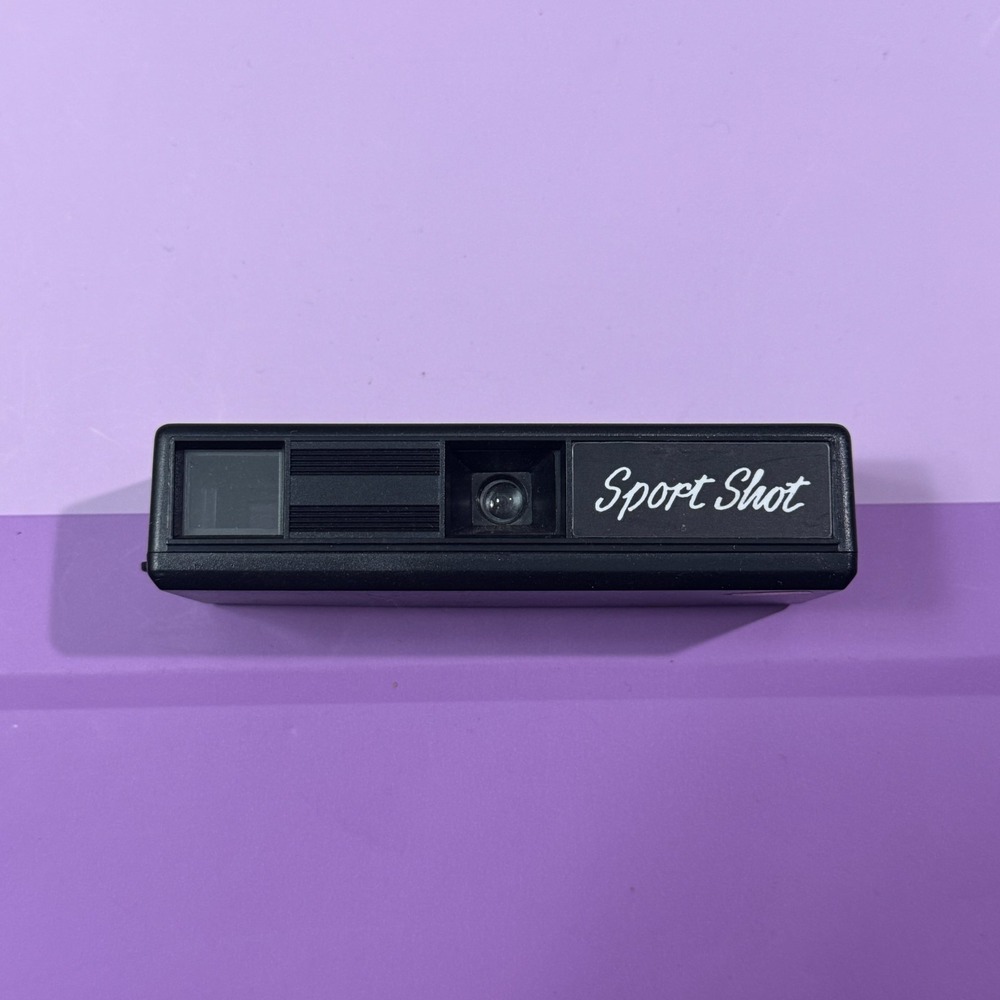 Vintage Sakar‎ Sport Shot 110 Film Camera Black Untested
